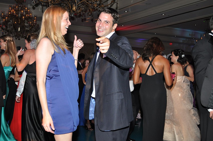 Becky Walsh and Jose Romano