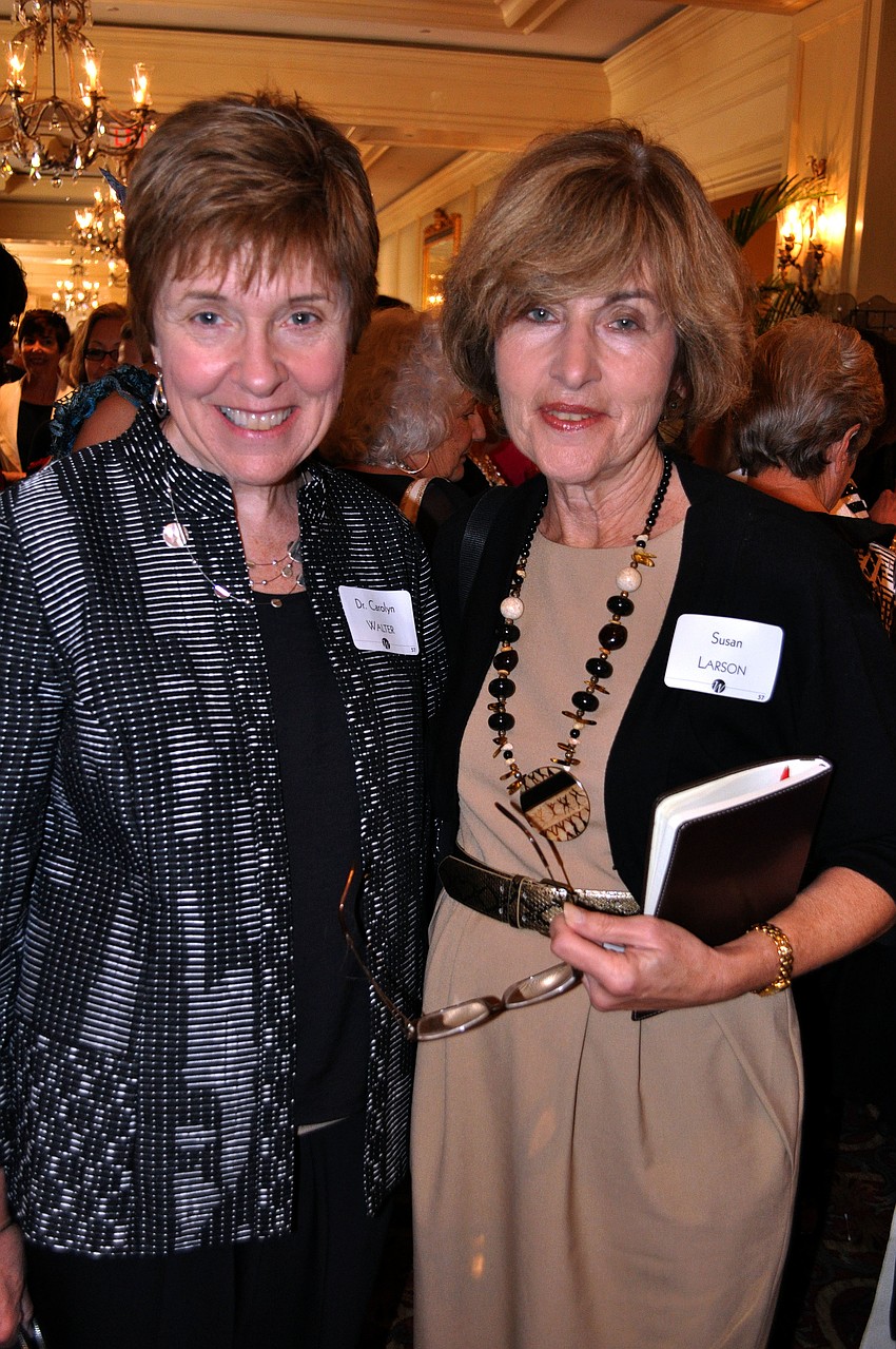Dr. Carolyn Walter and Susan Larson
