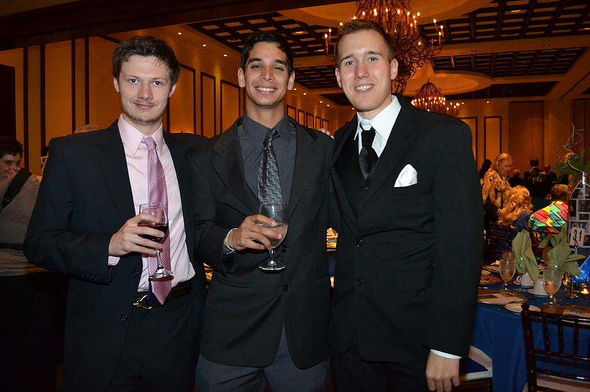 Thayer Warne, Gabriel 
Monterrosa and Nick Manting-Brewer