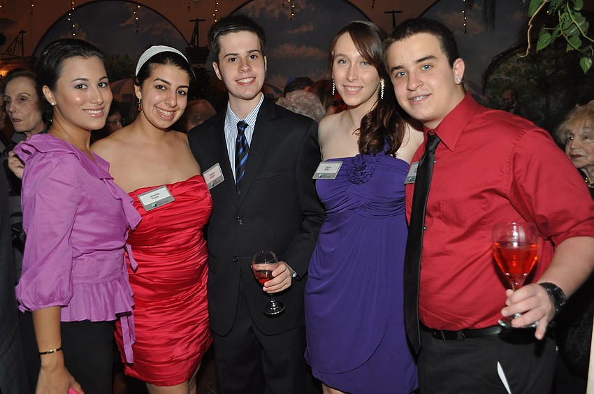 Elyse Warren, Amanda Russo, Brandon Ikeman, Haven Miller and Jesse Schein