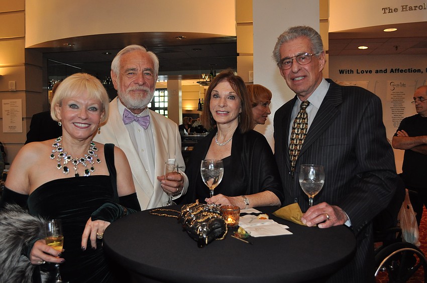 Elisabeth and Gil Waters with Joan and Bob Brand