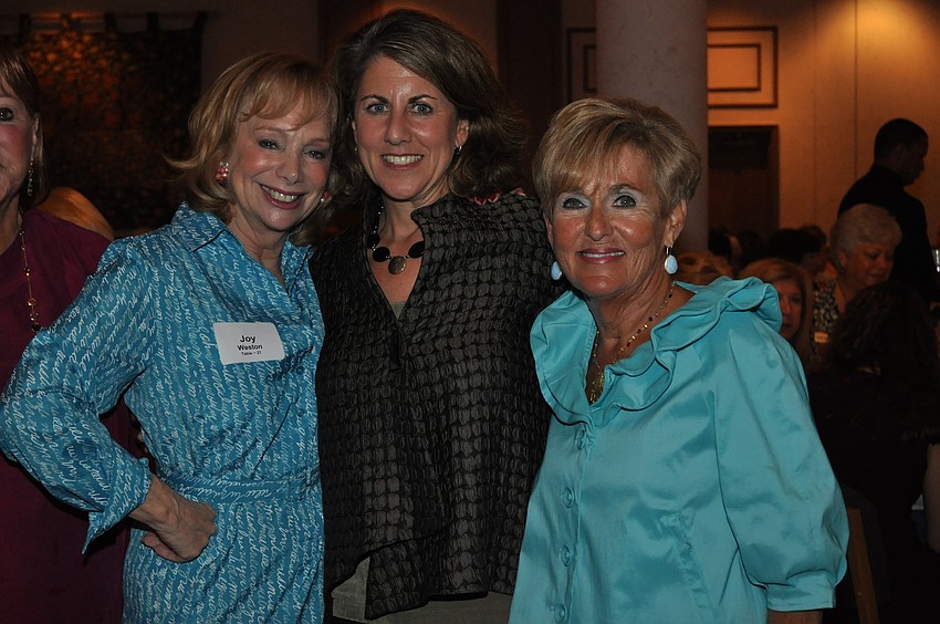 Joy Weston, Peri Smilow and Bunny Skirboll