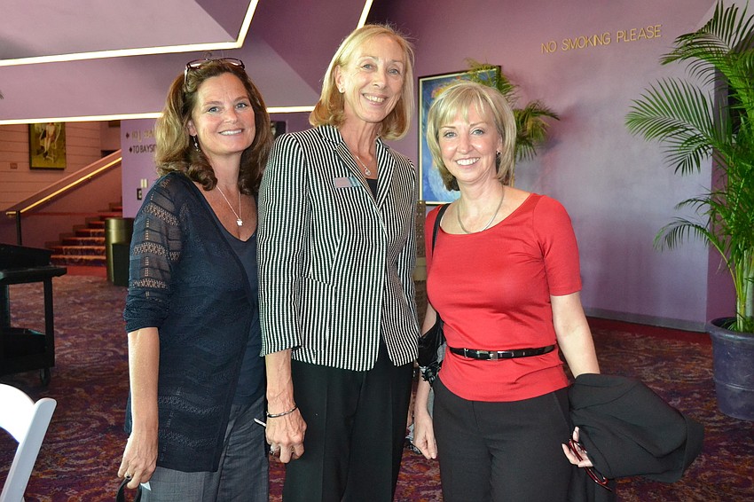 Linda Whitacre, Ginny McCloskey and Olivia Thomas