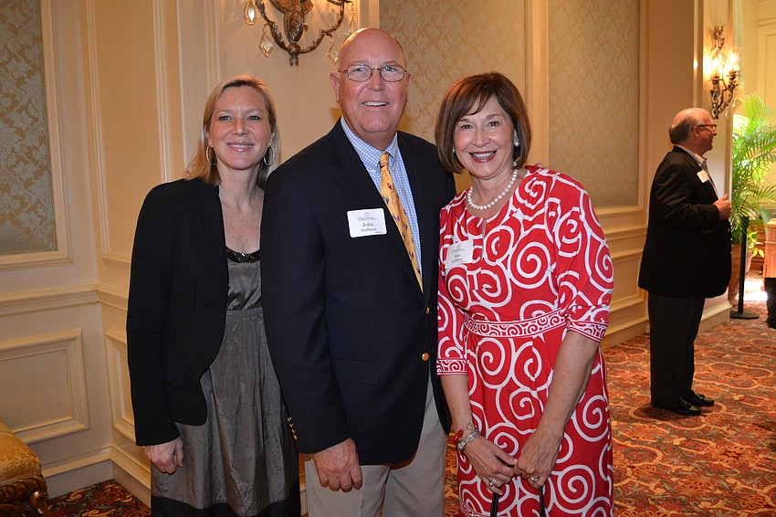 Lee Woodruff with John and Sue Hoffman