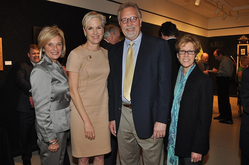 Barbara Zdravecky, CEO, and Cecile Richards, president, with Tom and Liz Nolan