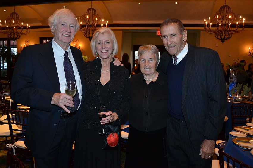 Frank and Anita Zimmerman with Anne and 
Cope Garrett