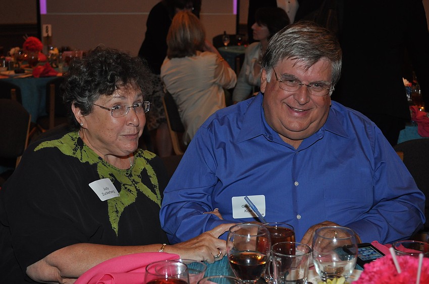 Judi Zuckerberg and George Kole purchased a Michael's On East dinner for eight-to-10 people in the live auction.