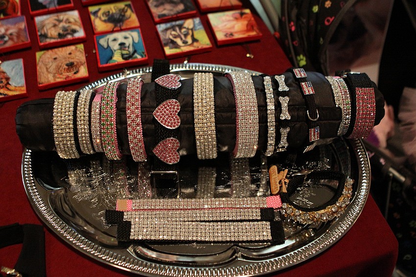 Wet Noses featured plenty fun collars and other pet merchandise.