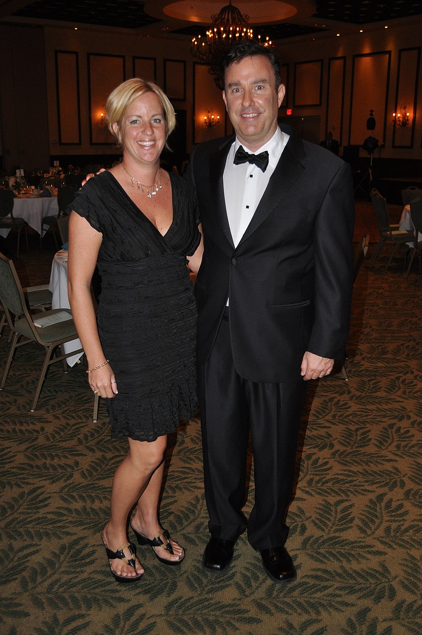 Maggie Davenport, assistant director, and Greg Taylor, board president