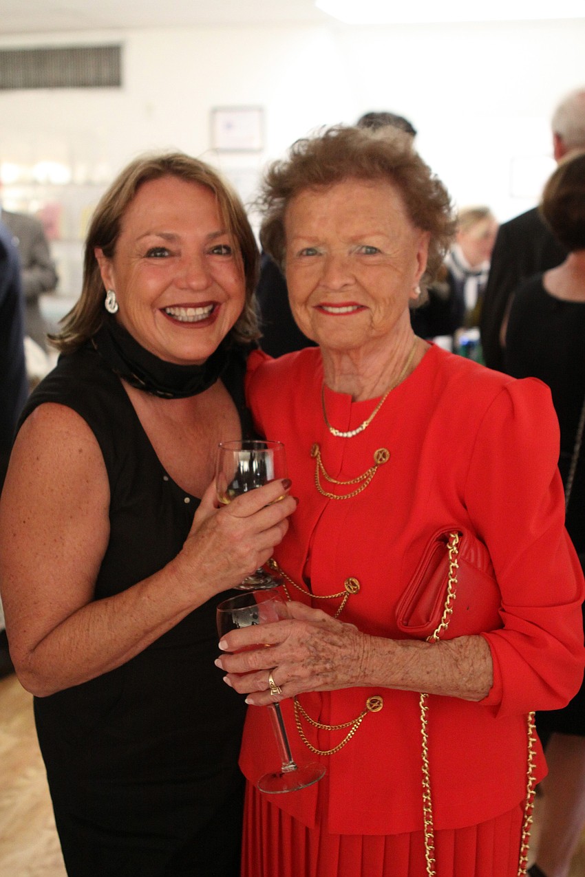 Nancy Brown with her mother Louise Brown