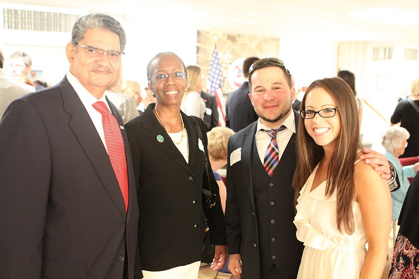John and Patricia Colon with Morgan and Majid Vasigh