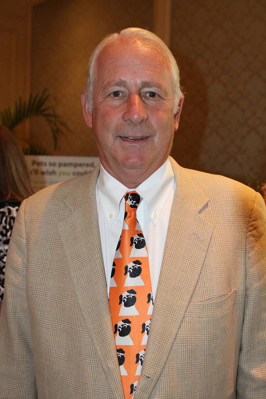 Art Wood in his doggy tie