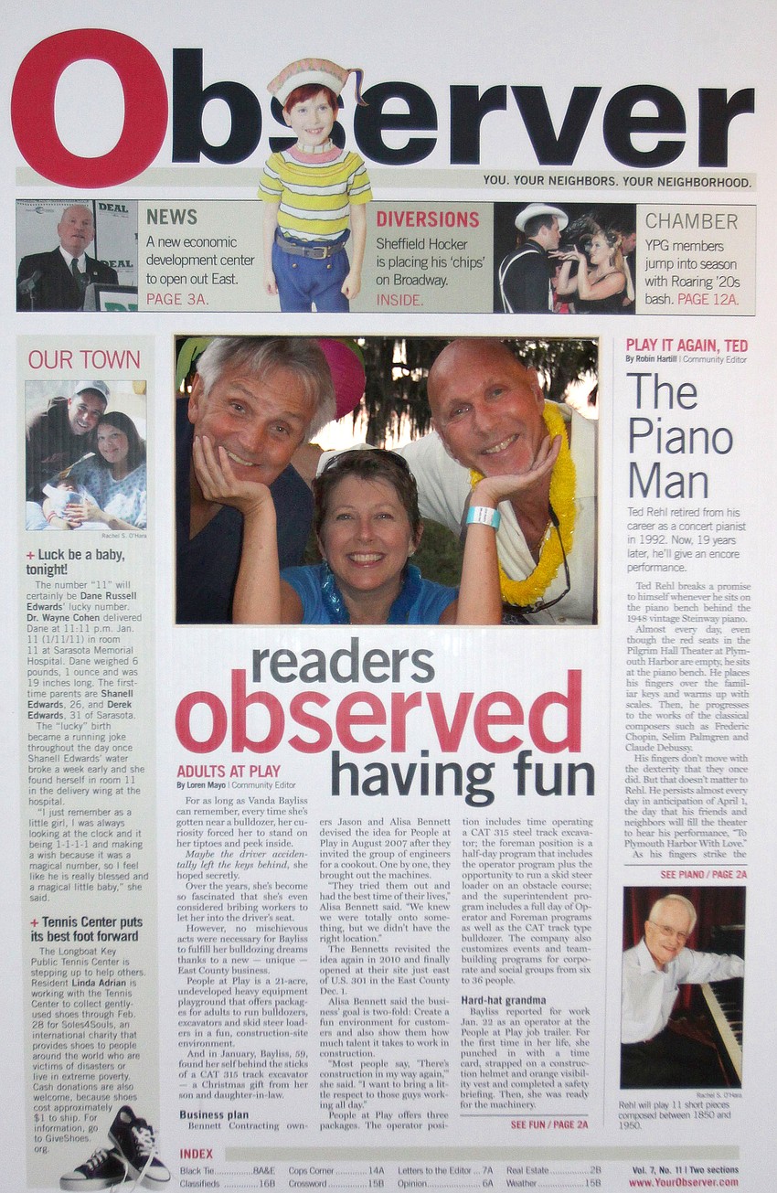 Richard Moyer, Lisa Acree and Bob Benson