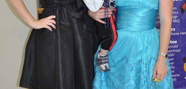 Co-Chairwomen Stephanie Hannum and Shannon Hankin with Carter Hankin