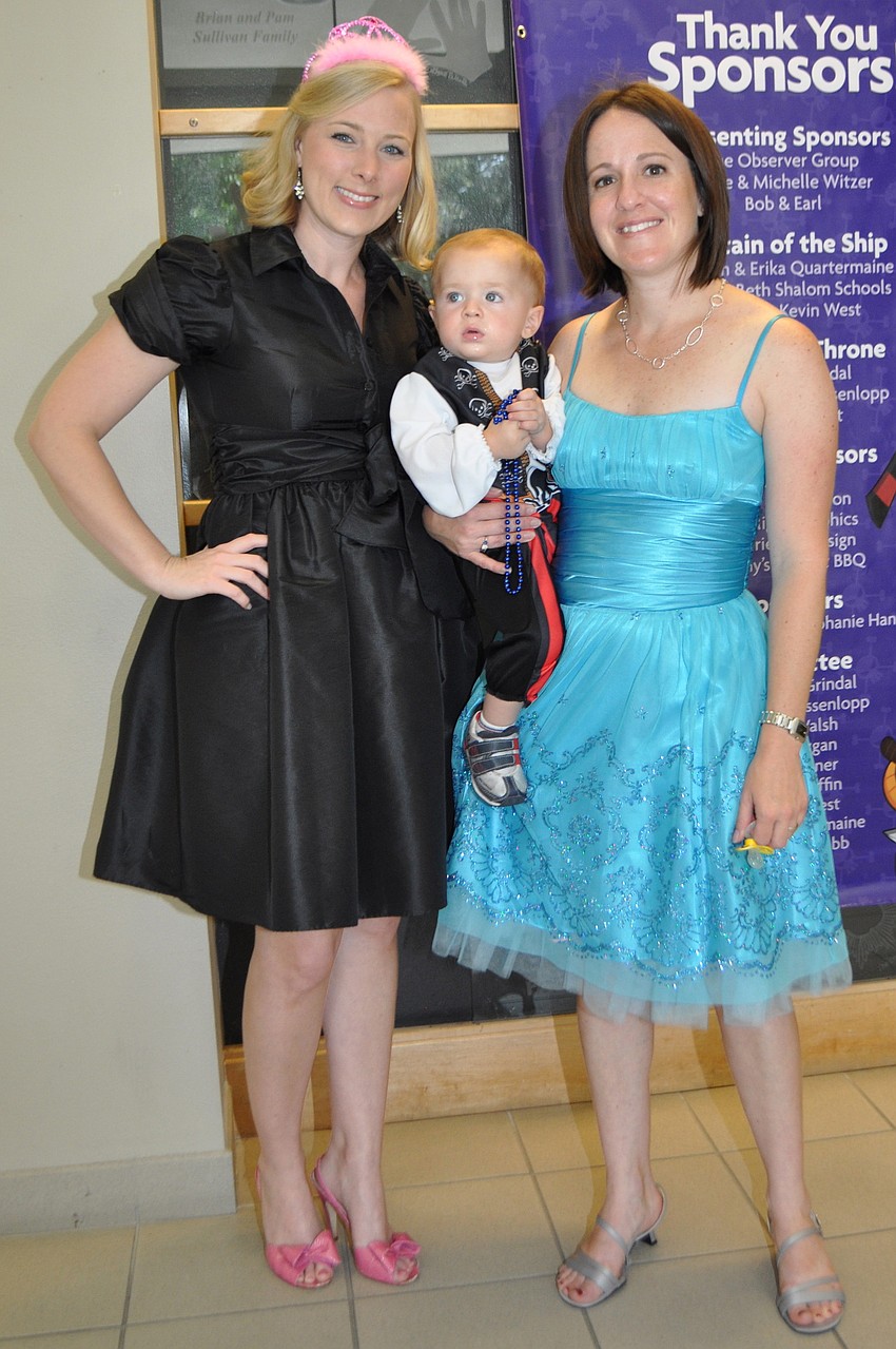 Co-Chairwomen Stephanie Hannum and Shannon Hankin with Carter Hankin