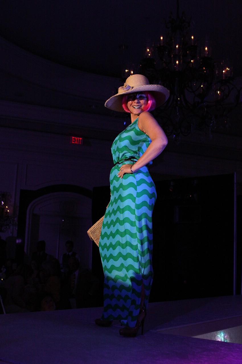 Models walked the runway in fashions by Shore, Banana Republic, Cache, Gap Kids, Martin Freeman and Sarasota Bride.