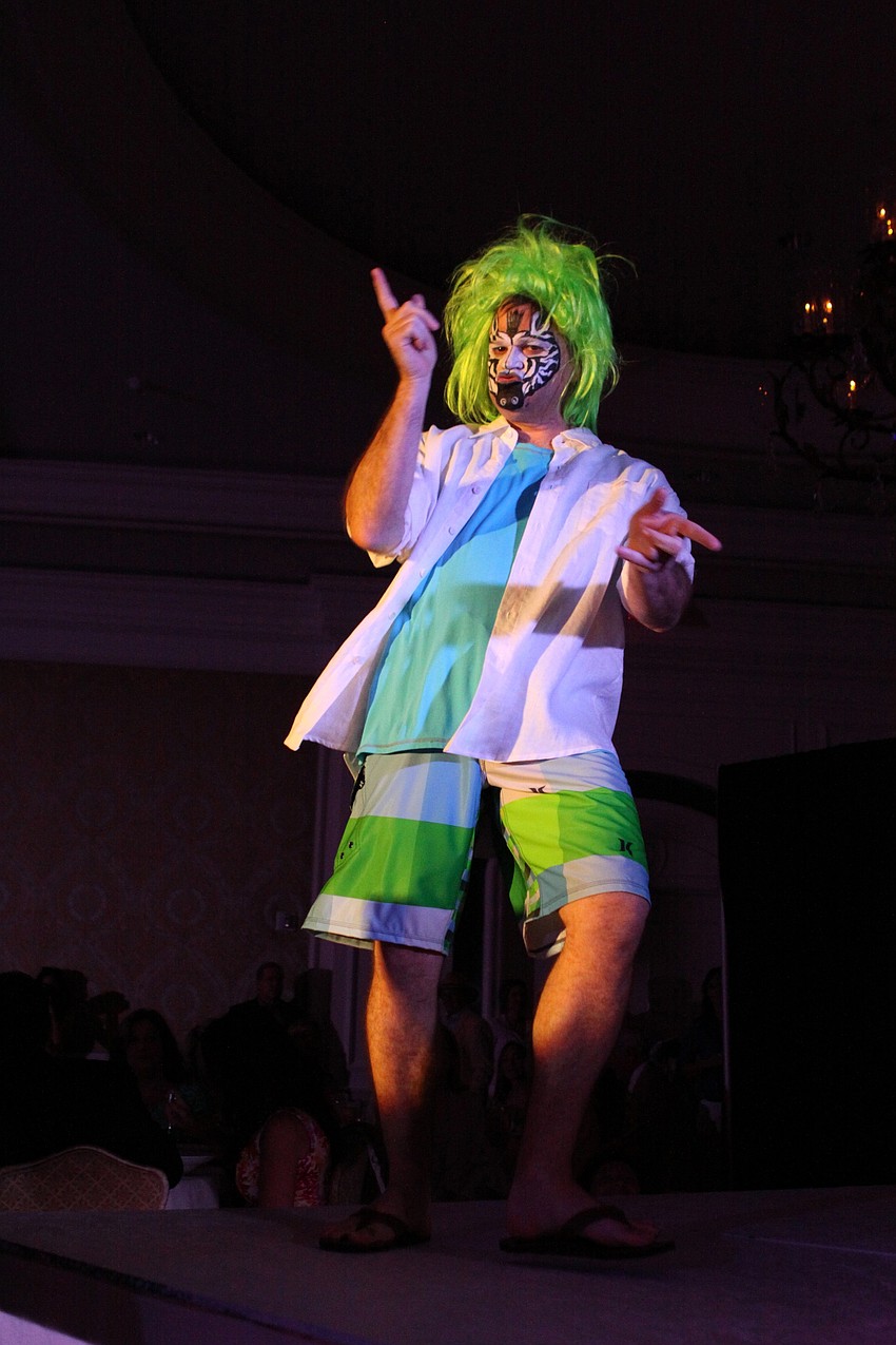 Models walked the runway in fashions by Shore, Banana Republic, Cache, Gap Kids, Martin Freeman and Sarasota Bride.