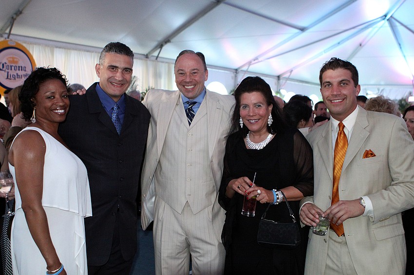 Anya and Francisco Martin with Barry Rohrssen, Jeane Willis and Jon Rothstein