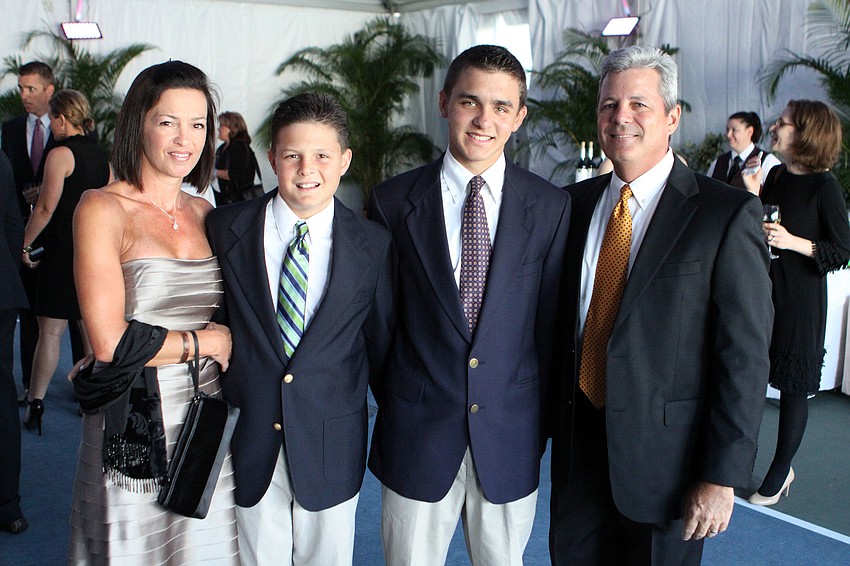 Jennifer, Kyle, 12, Matthew, 16, and Matt Peters