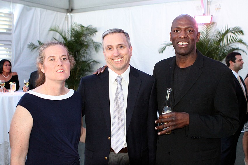 Kristin and Mike Sheridan with Joe Jones