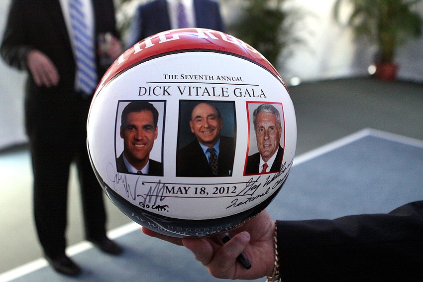 The Rock ball made for the 2012 Dick Vitale Gala.