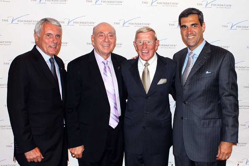 Gary Williams, Dick Vitale, Lou Holtz and Jay Wright