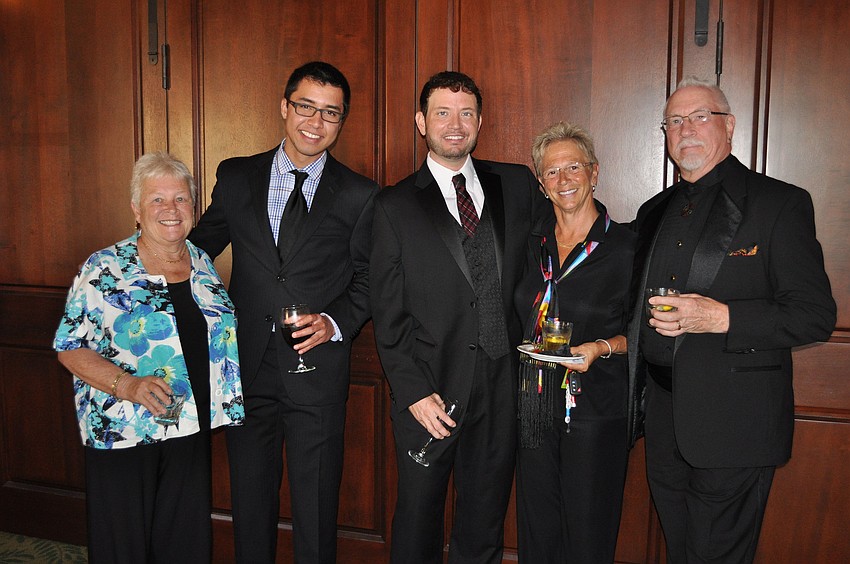 Bev Alter, Jordan Panuelo, Mark Bowers, Kathy Carbone and Ed Folts