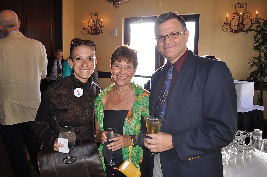 Susie Vertich, Ann DeBellevue and Tony Boothby