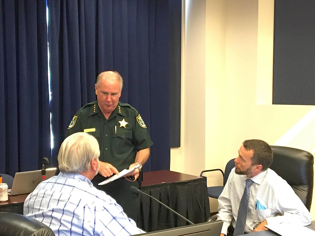 Sheriff Rick Staly proposed that the council have quarterly meetings, rather than monthly meetings, and that the focus remain on the prison population. Photo by Joey Pellegrino