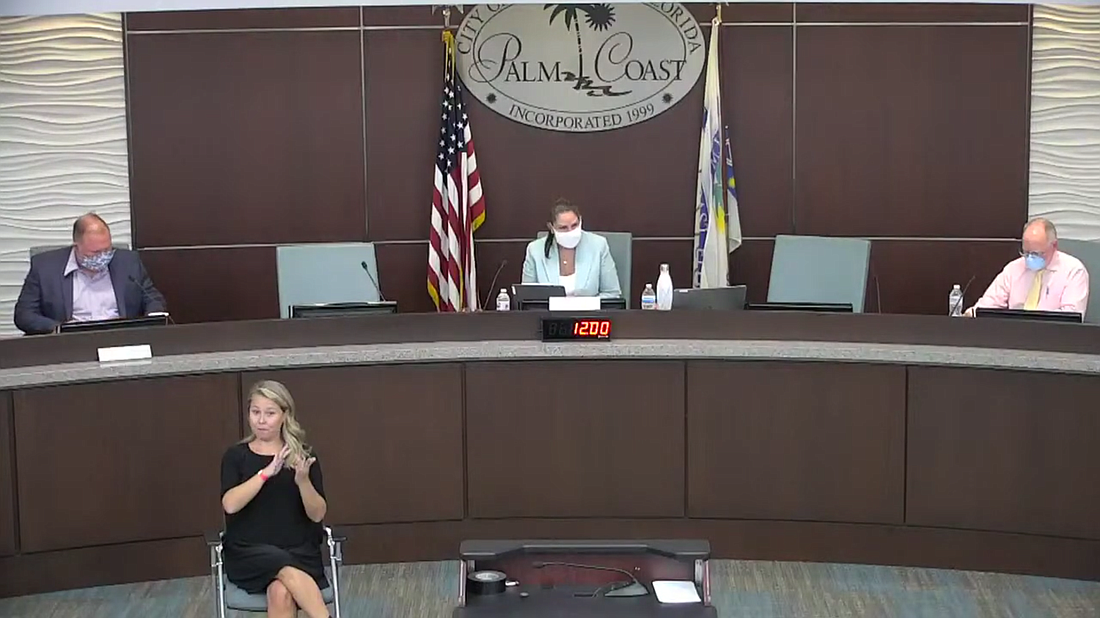 June 17 was the city of Palm Coast's final Virtual Town Hall. Screen shot
