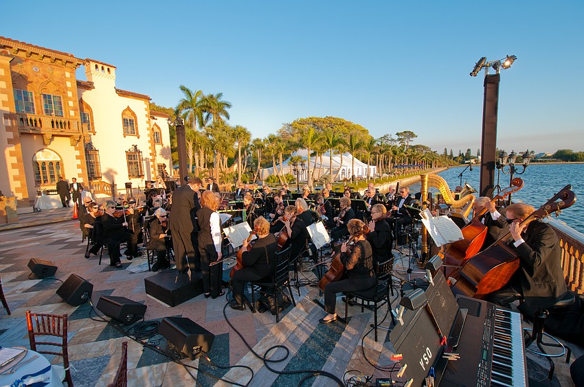 The Venice Symphony Orchestra played for dinner