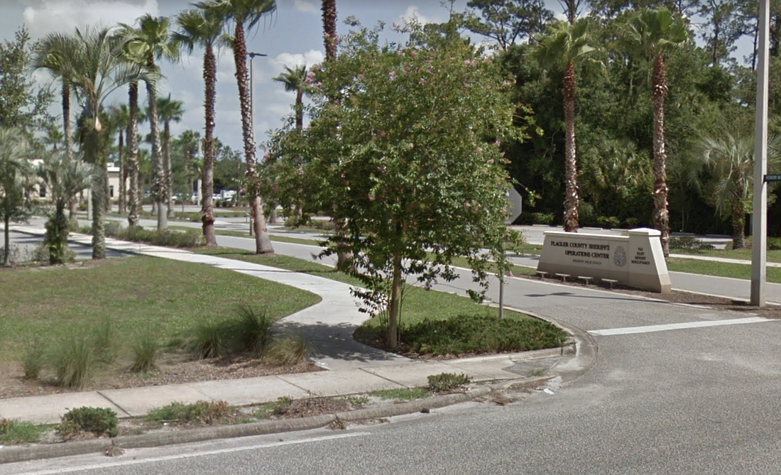 The entrance to the Sheriff's Operations Center property on East Moody Boulevard. Image from Google Maps
