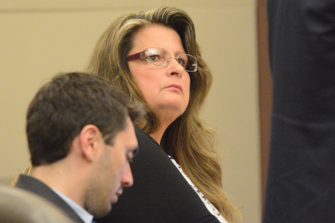Kimberle Weeks in court in 2017. File photo