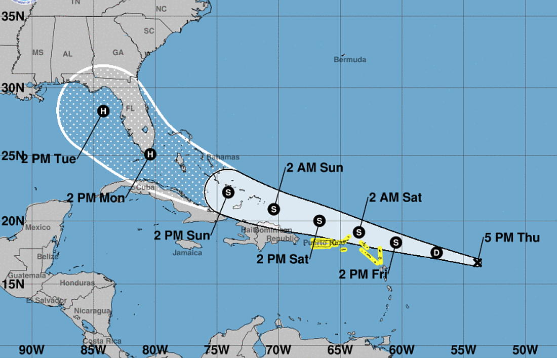 National Hurricane Center image