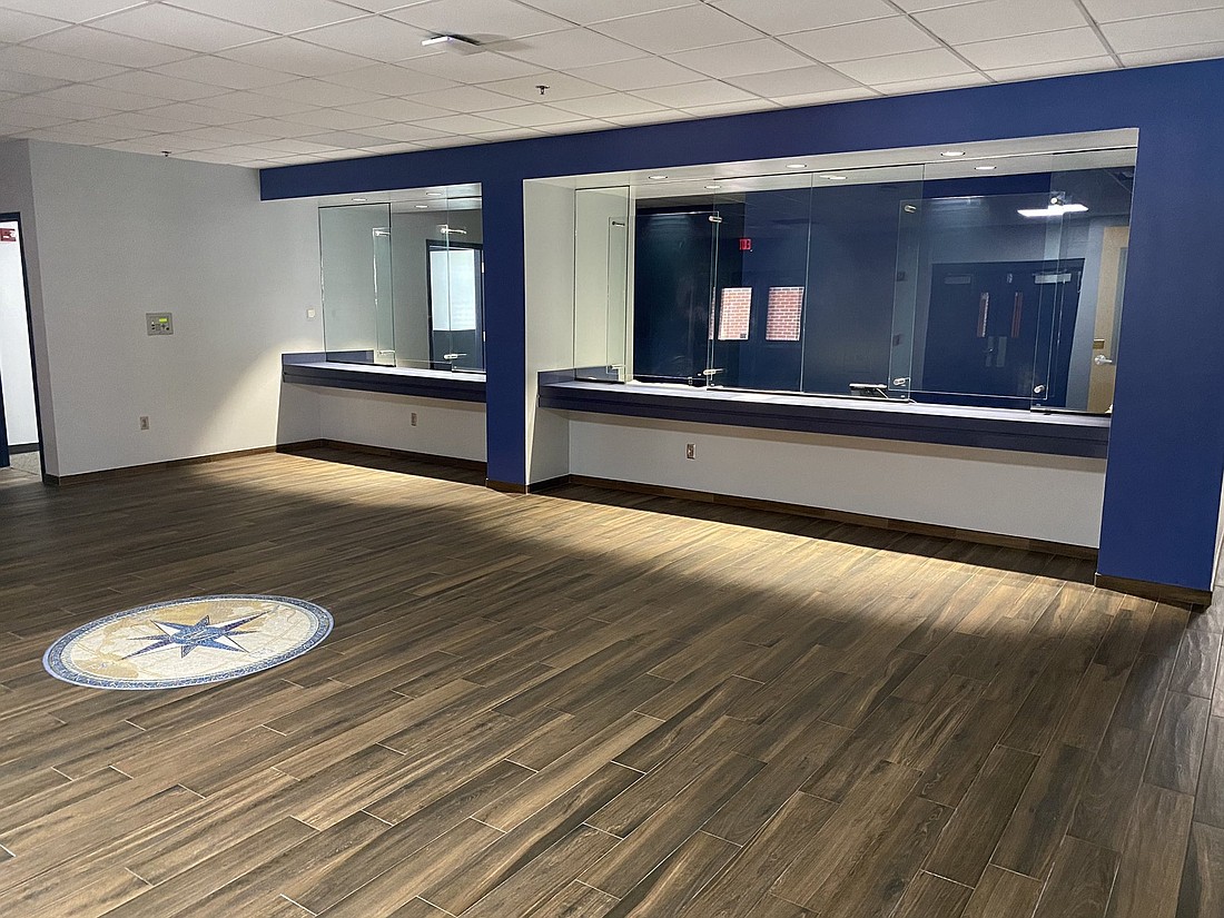 The newly renovated lobby at Matanzas High School. Image from FCSD Plant Services Twitter account, @FCSD_plantsvcs