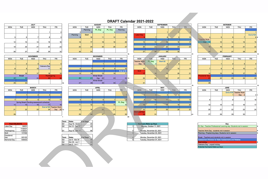 School Board approves calendar with week off for Thanksgiving and spring  break, two for winter break | Observer Local News | Palm Coast Observer and  Ormond Beach Observer