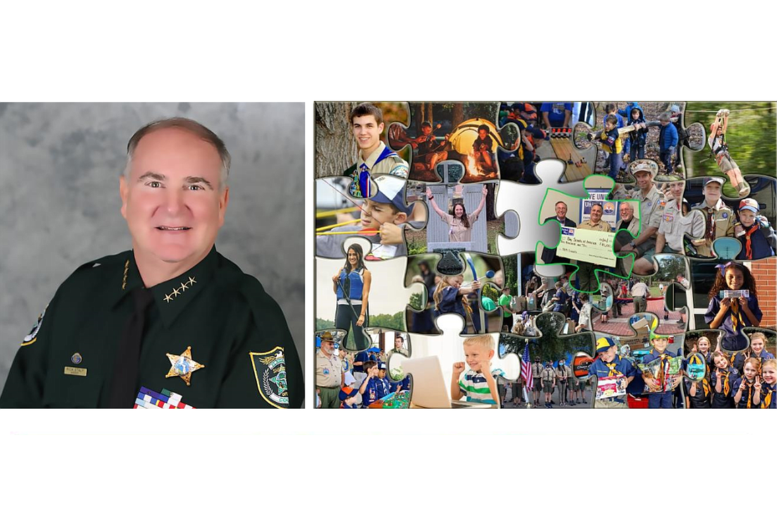 Sheriff Staly has a long history with the Boys Scouts. Courtesy photo