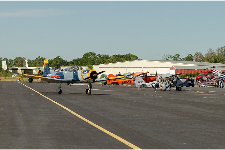 World War II warbirds on display at Freedom Fest in 2018. File photo by Aleksey Volchek