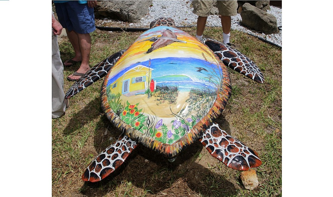 'Beverly,' Turtle #14 on the Public Art Turtle Trail. Photo by Eric Vardakis, Live Tour Network