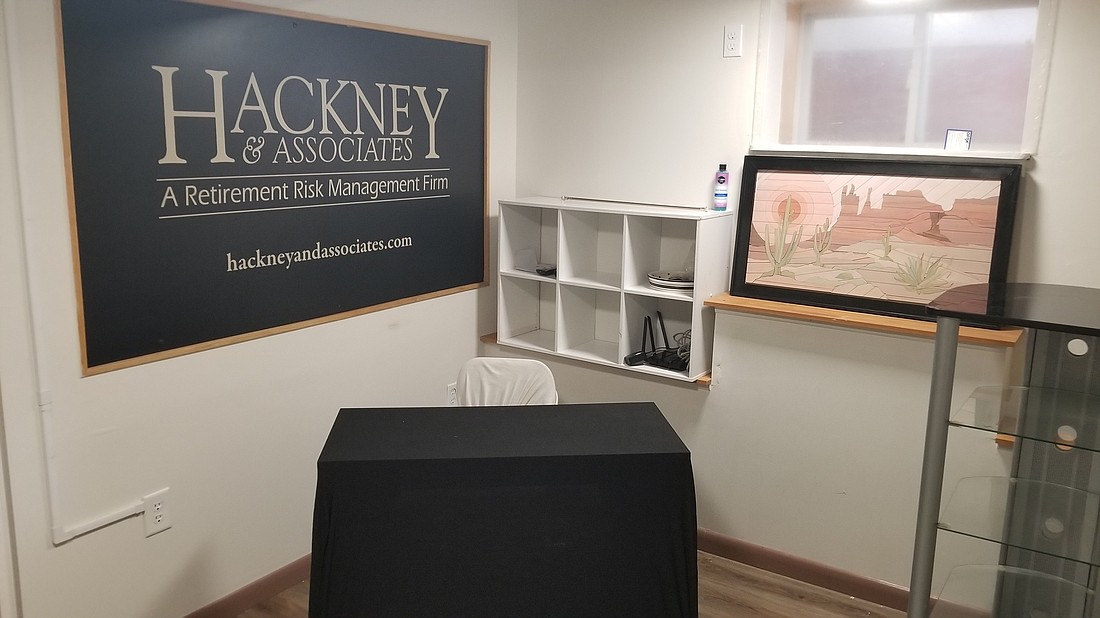 Fred Hackney is planning on spending one week a month in New Jersey to oversee the operations there. But he won't be ignoring his Palm Coast office. Next year he is planning on building a new office in The Hammock. Courtesy photo