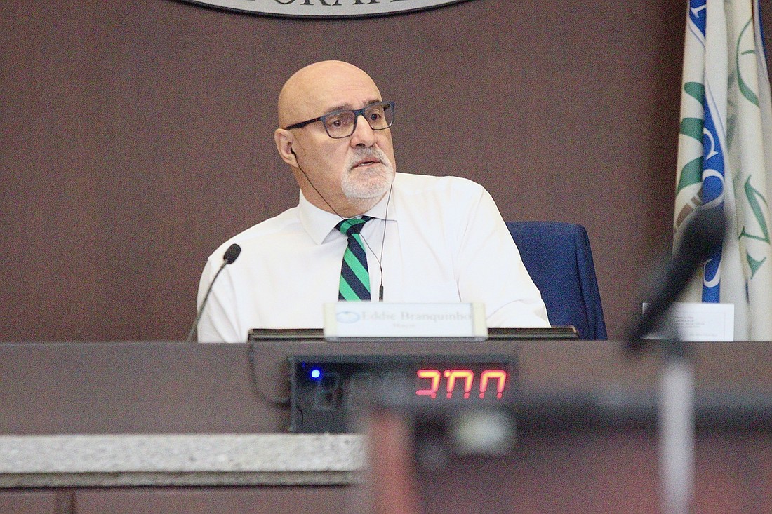 City Councilman Eddie Branquinho is serving as acting mayor. Photo by Jonathan Simmons