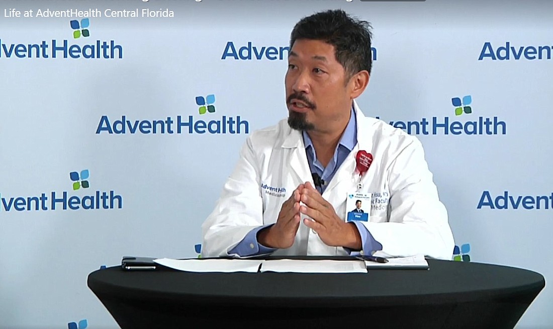 Dr. Vincent Hsu,Â an epidemiologist and executive director of infection prevention, atÂ AdventHealth Morning Briefing.