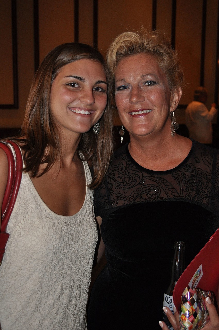Samantha Rudolph with her mom, Sue Westcott