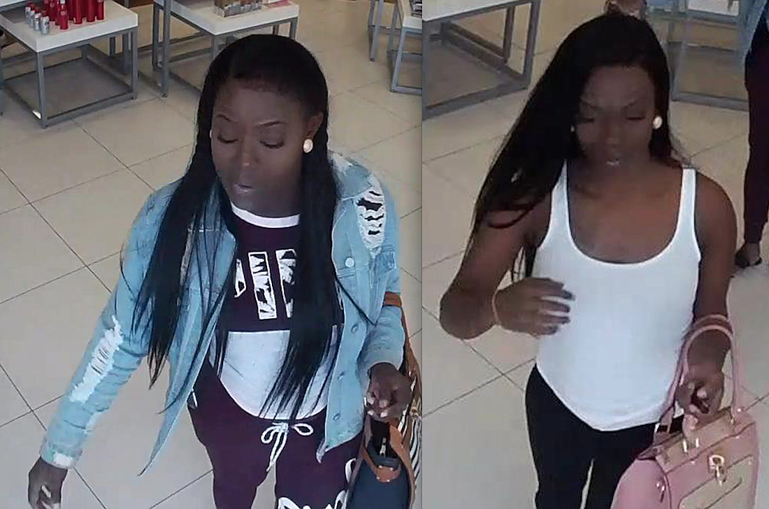 The Sheriff'  s Office has asked anyone who can identify these women to call Deputy Erik Pedersen at 386-313-4911 about case number 10183-17. Or, to remain anonymous, call Crime Stoppers at 1-888-277-8477. (Courtesy photo)