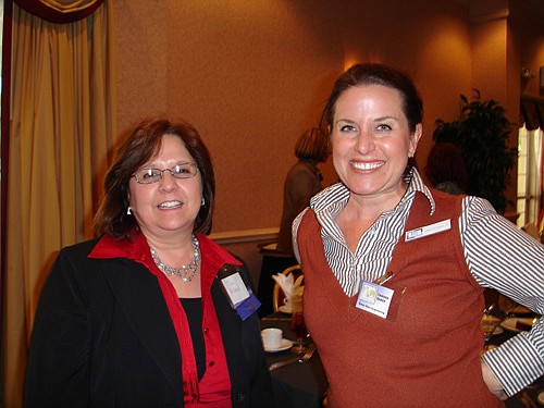 Tina Meskel of Meskel Engineering with Tamara Baker of Baker Klein Engineering.