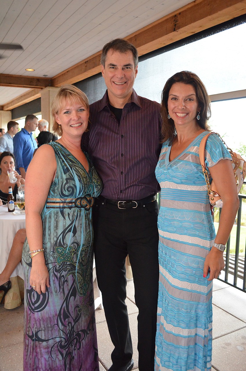 Veronica Brady with Chris and Aimee Cogan