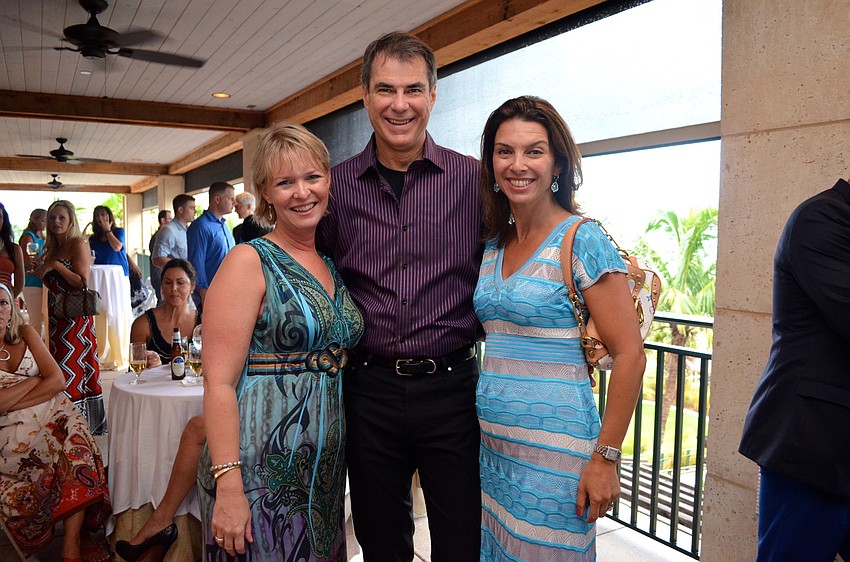 Veronica Brady with Chris and Aimee Cogan