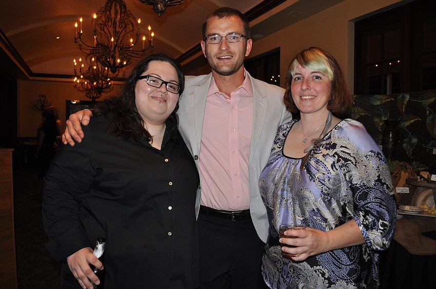 Amanda Puckett with Phillip Burrill and Genny Spiak
