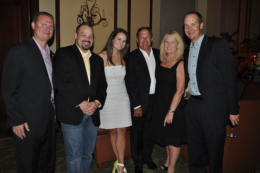 Brian Volner, Seth Marks, Lauren Boyle, Tony and Sue Abbott and Jimmy Boyle represented C1 Bank for the evening.