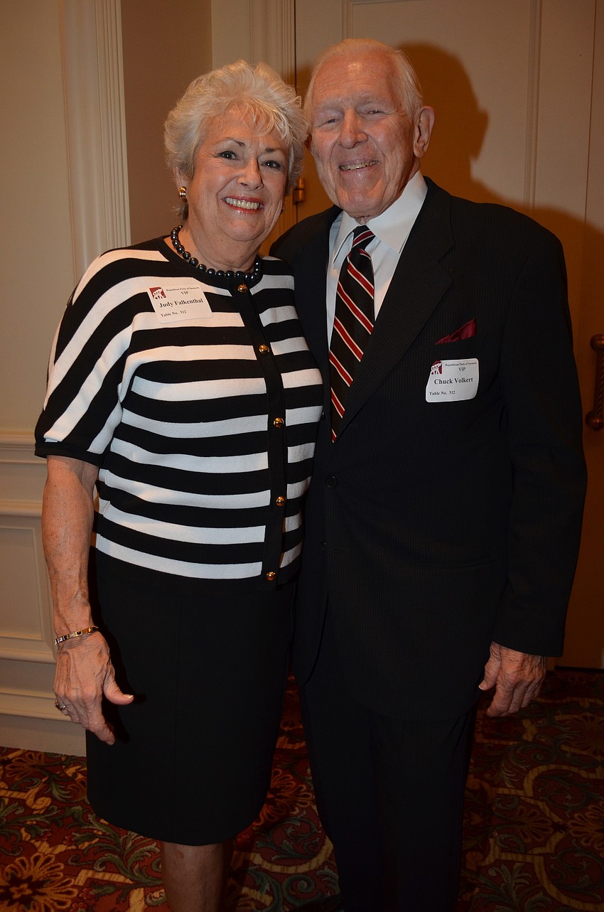 Judy Falkenthal and Chuck Volkert